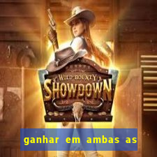 ganhar em ambas as partes do jogo